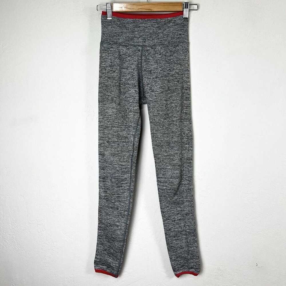 Athleta Andes Leggings Size XS Grey Heather High‎ Rise Seamless Activewear